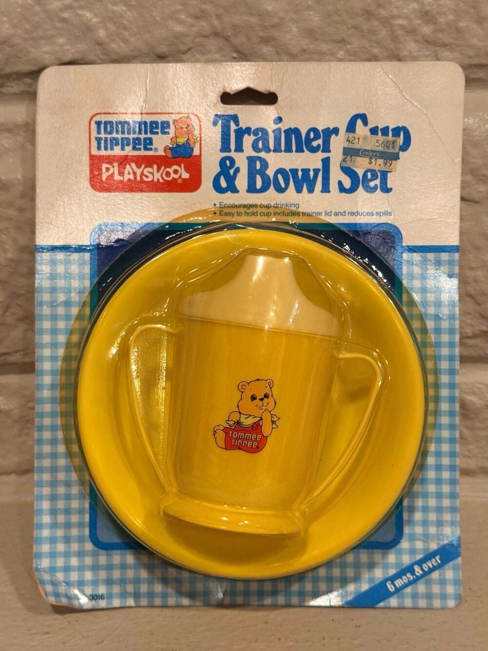 Vintage Playskool Tommee Tippee Trainer Cup and Bowl Set